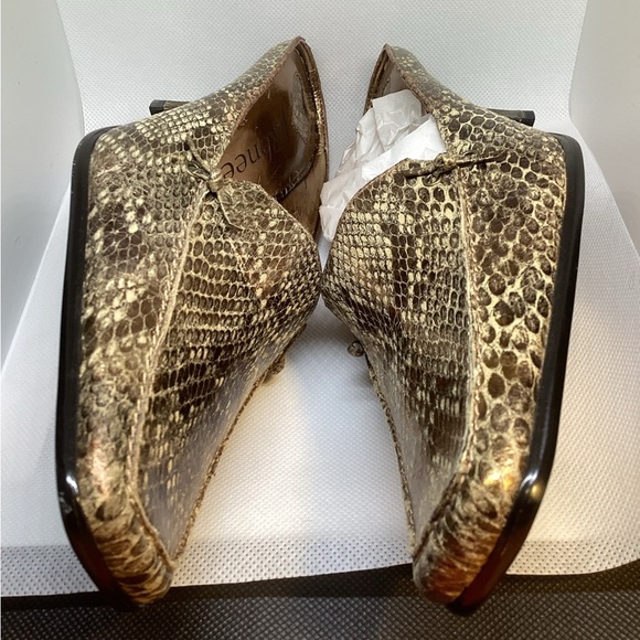 NEW J.RENEE VINTAGE Brown Metallic MULE - Picture 4 of 12